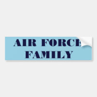 Sticker de pare-chocs Famille de la Force aérienne