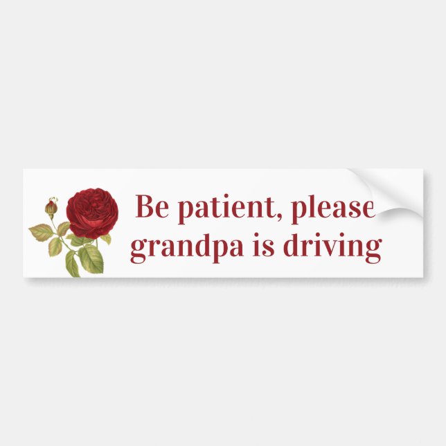 Sticker de pare-chocs grand-père (Devant)