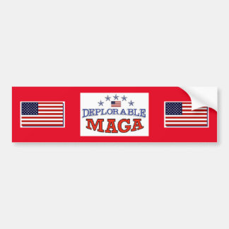 Sticker de pare-chocs MAGA déplorable