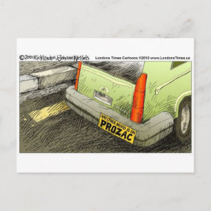 Sticker de pare-chocs Prozac Funny Cartes et cadea