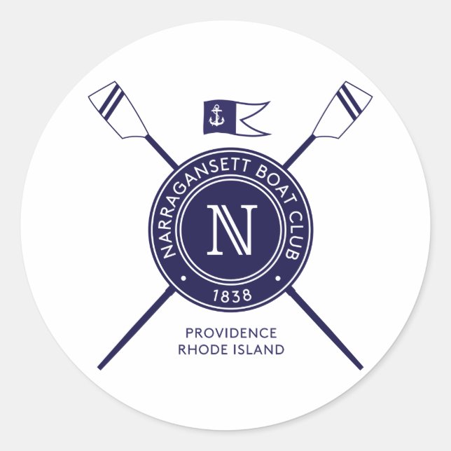 Sticker de pare-chocs rond NBC (Devant)