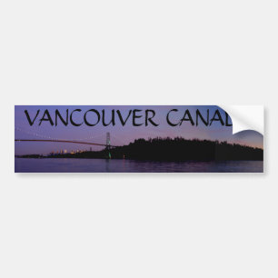 Sticker de pare-chocs Vancouver Cadeaux de souveni