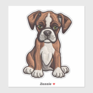 Sticker de patchs numériques pour chien de boîte d