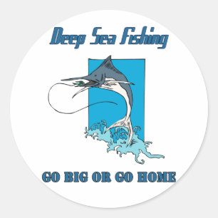 Sticker de pêche en mer profonde