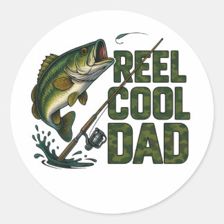 Sticker de pêche pour papa Cool de bobine - Cadeau