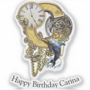 Sticker de personnalisation Anniversaire Lettre C