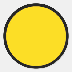 Sticker de pièce de jeu RAINBO - Grand Jaune sur N