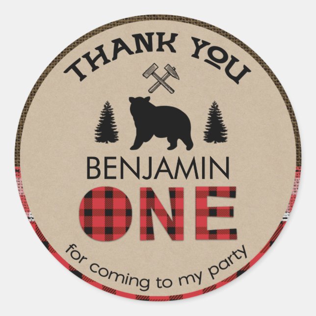 Sticker de préférence pour bûcheron de bûcheron 1e (Devant)