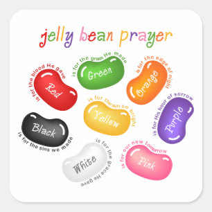 Sticker de prière Jelly Bean
