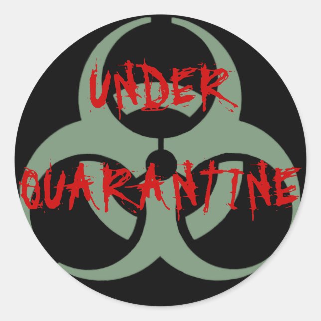 Sticker de quarantaine (Devant)