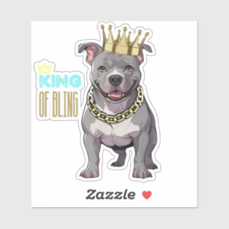 Sticker de race Bully sur mesure King of Bling