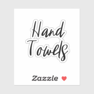 Sticker de rangement pour serviettes à main