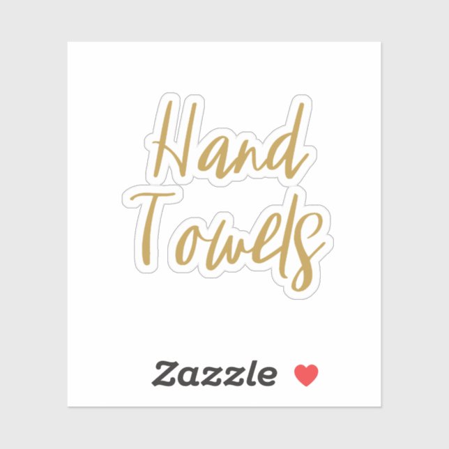 Sticker de rangement pour serviettes à main (Feuille)