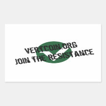 Sticker de résistance Vertcoin