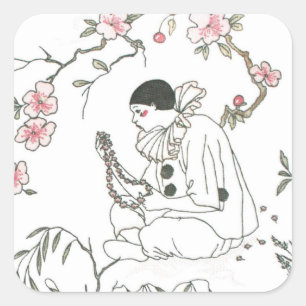 Sticker de rêve de Pierrot