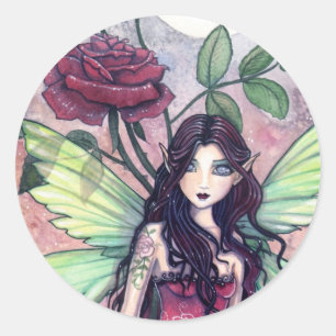 Sticker de Rose de nuit par Molly Harrison