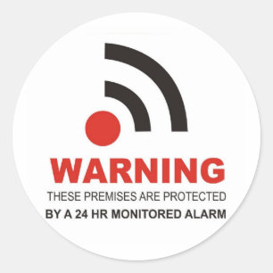Sticker de sécurité d'avertissement