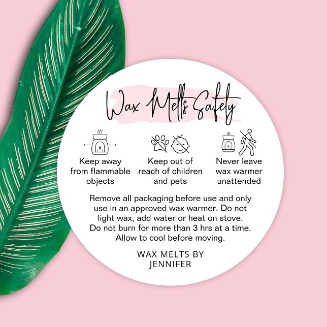 Sticker de sécurité féminine Étiquette d'avertisse (Créateur téléchargé)