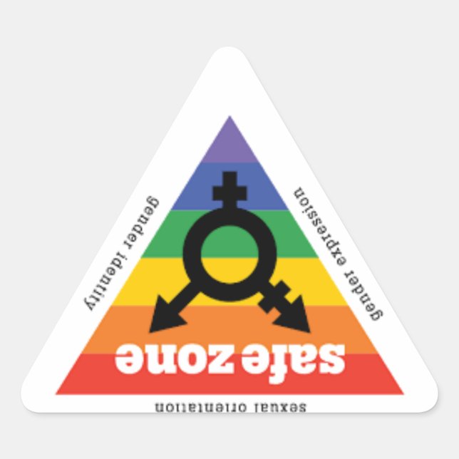 Sticker de sécurité - LGBTQ (Devant)