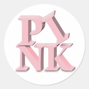 Sticker de sensibilisation au cancer du sein ROSE