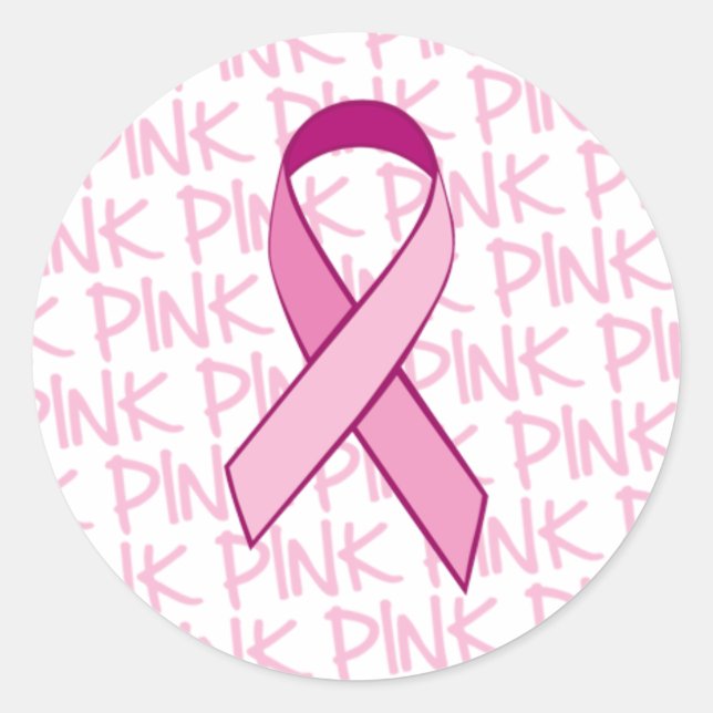 Sticker de sensibilisation au cancer du sein - Rub (Devant)