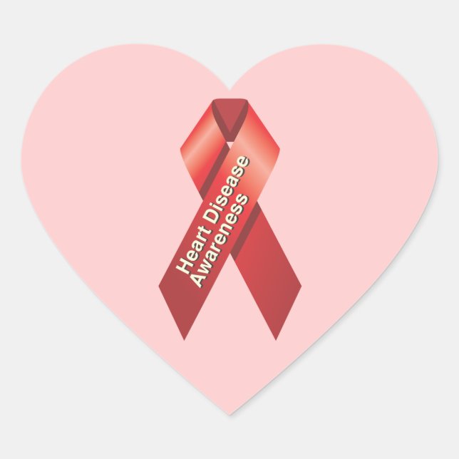 Sticker de sensibilisation aux maladies cardiaques (Devant)