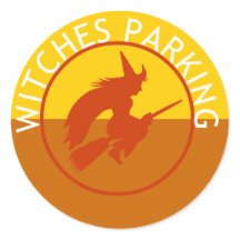 Sticker de stationnement pour les sorcières Hallow