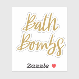 Sticker de stockage de bombes de bain