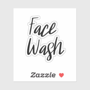 Sticker de stockage de lavage de visage