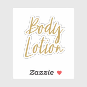 Sticker de stockage de lotion corporelle
