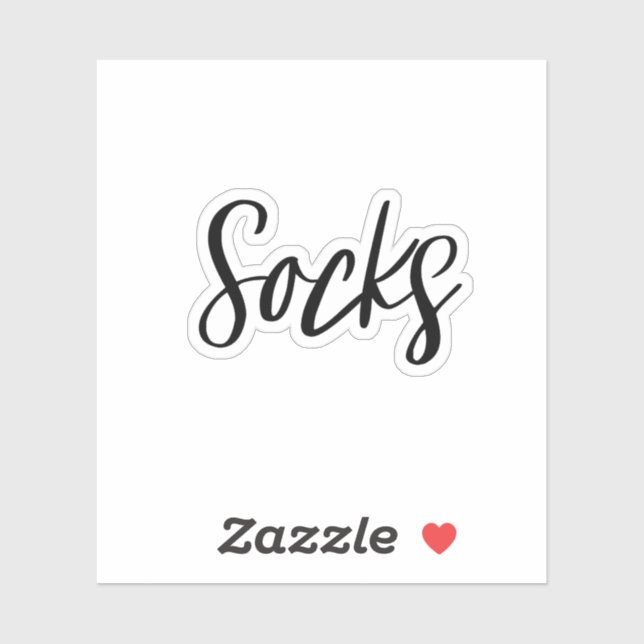 Sticker de stockage Socks (Feuille)