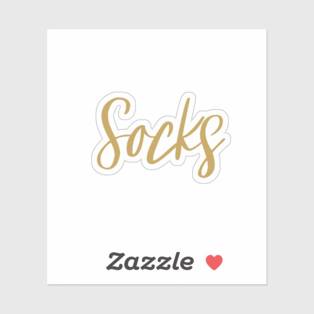 Sticker de stockage Socks (Feuille)