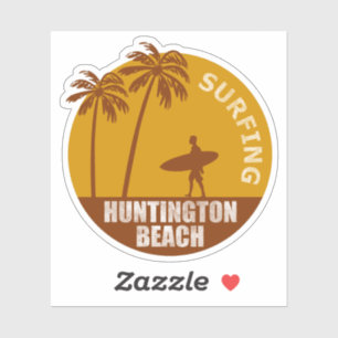 Sticker de surf Huntington Beach
