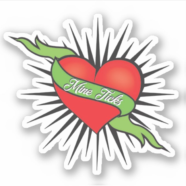 Sticker de tatouage Ticks (Devant)