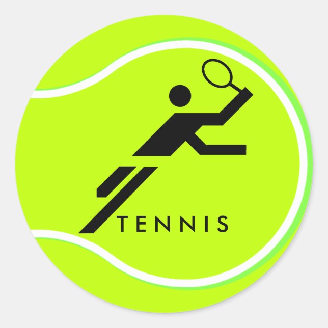Sticker de tennis 1 (Devant)