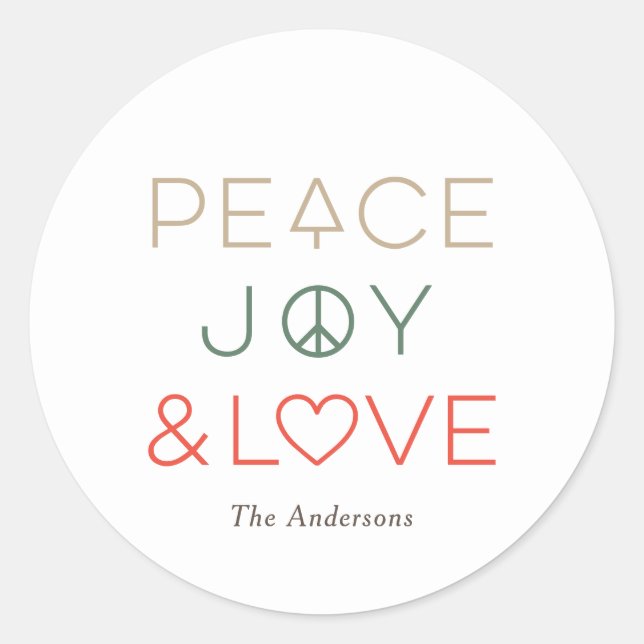 Sticker de vacances de style moderne (Devant)