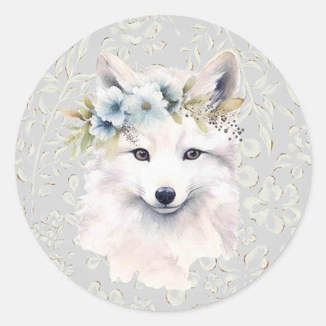 Sticker de vacances florales hivernales pour anima (Devant)