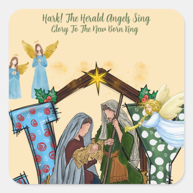 Sticker de vacances "Joy to the World" (Devant)