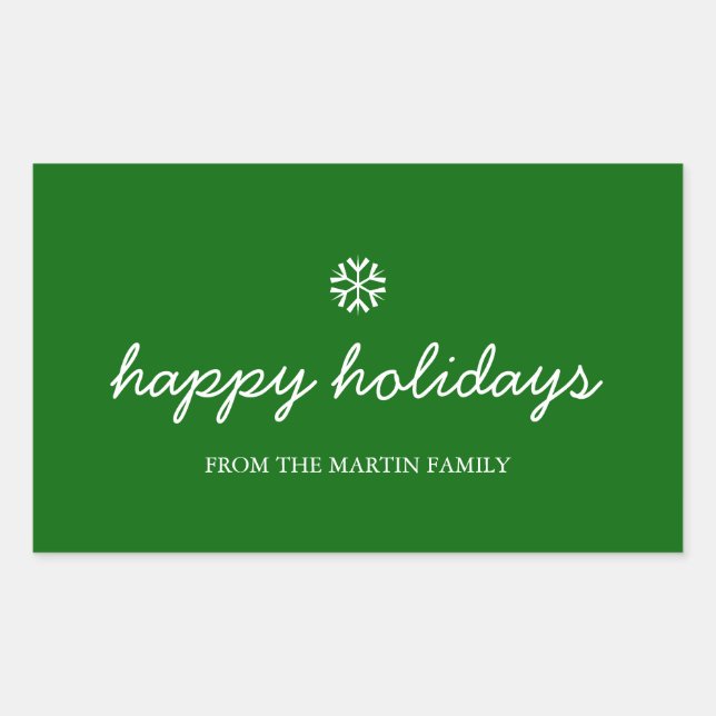 Sticker de vacances - vacances heureuses (Devant)