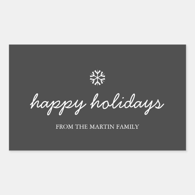 Sticker de vacances - vacances heureuses (Devant)