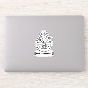 Sticker de vaisseau spatial millénaire