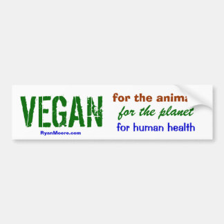 STICKER DE VEGAN BUMPER