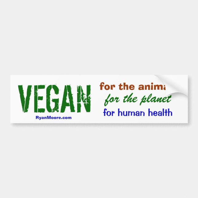STICKER DE VEGAN BUMPER (Devant)