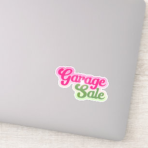 Sticker de vente de garage