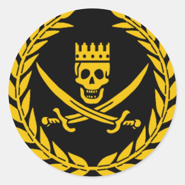 Sticker de victoire pirate - pack de 20 (Devant)