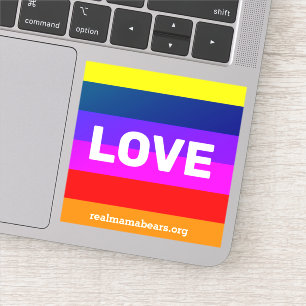 Sticker de vinyle d'amour