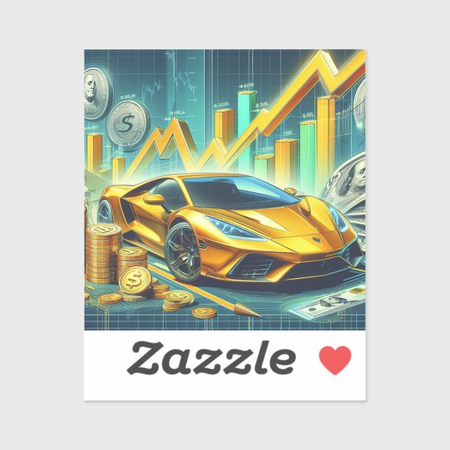 Sticker de vinyle stock (Feuille)