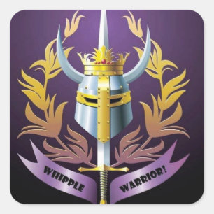 Sticker de Whipple Warrior Square du Dude