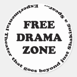 Sticker de zone dramatique libre