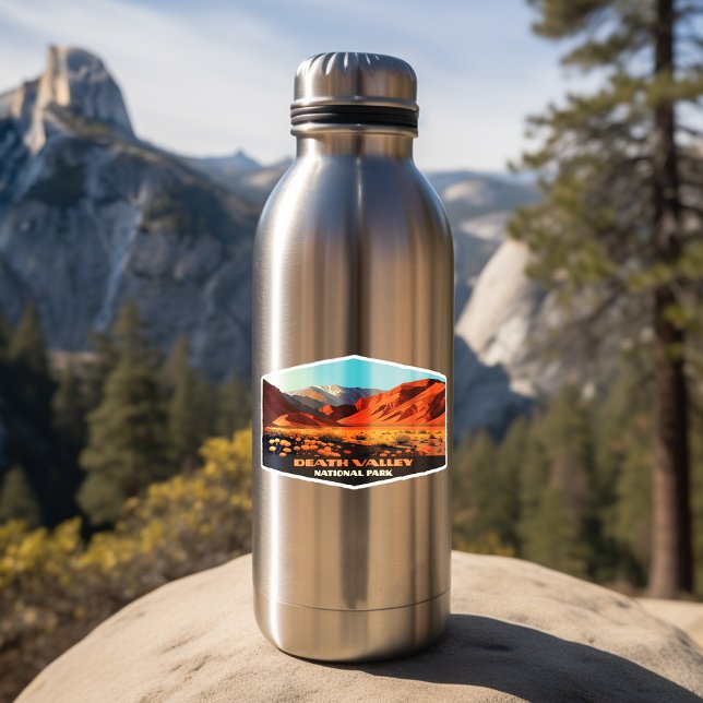 Sticker Death Valley National Park California Poppies (Créateur téléchargé)